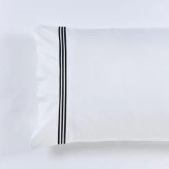 Ritz 1000 TC Embroidered Black Quilt Cover Set -Bedding Specialty Shop 1000TC QCS B 3