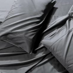 Soho 1000 TC Cotton Sheet Set Charcoal -Bedding Specialty Shop 1000TC CHARCOAL 3