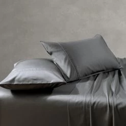 Soho 1000 TC Cotton Sheet Set Charcoal -Bedding Specialty Shop 1000TC CHARCOAL 4