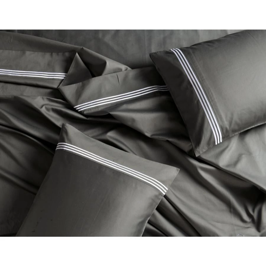 Ritz 1000TC Embroidered Charcoal Quilt Cover Set 7 Ritz 1000TC Embroidered Charcoal Quilt Cover Set - Image 7