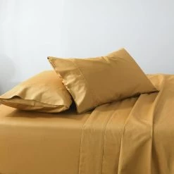 Soho 1000TC Quilt Cover Set Mustard -Bedding Specialty Shop 1000TC QCS MUSTARD 4