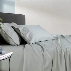 Soho 1000TC Cotton Sheet Set Silver 7 Soho 1000TC Cotton Sheet Set Silver -Bedding Specialty Shop 1000TC SILVER 1