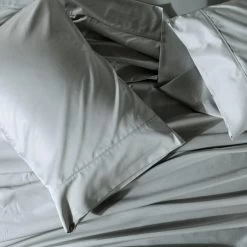 Soho 1000TC Cotton Sheet Set Silver 9 Soho 1000TC Cotton Sheet Set Silver -Bedding Specialty Shop 1000TC SILVER 3