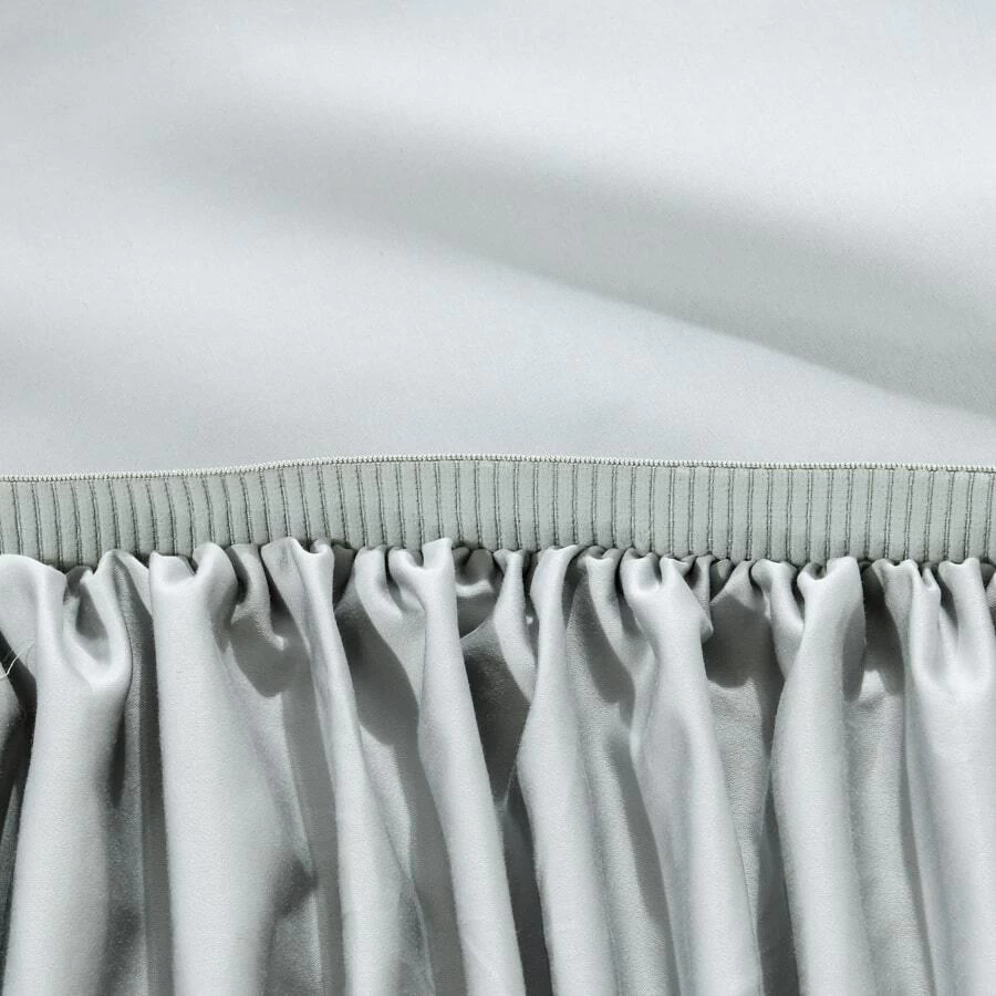 Soho 1000TC Cotton Sheet Set Silver 2 Soho 1000TC Cotton Sheet Set Silver - Image 2