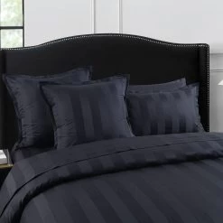 Bespoke 1200TC Quilt Cover Set Black -Bedding Specialty Shop 10568 2