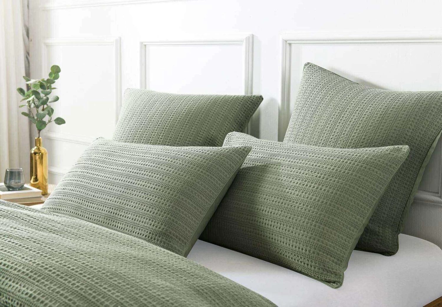 Jax Chunky Waffle Shadow Quilt Cover Set 3 Jax Chunky Waffle Shadow Quilt Cover Set - Image 3