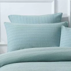 Jax Chunky Waffle Blue Quilt Cover Set 7 Jax Chunky Waffle Blue Quilt Cover Set -Bedding Specialty Shop 10670 3
