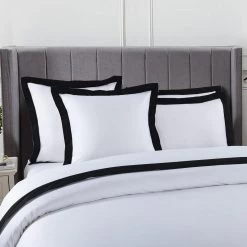 Plaza Black 1000TC Quilt Cover Set -Bedding Specialty Shop 10802 2