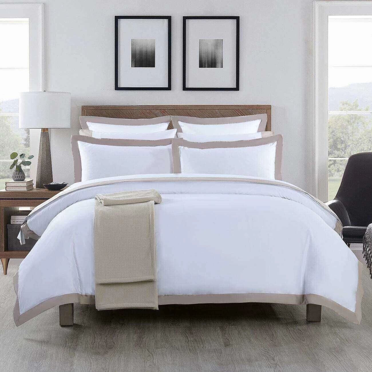 Plaza Mocha 1000TC Quilt Cover Set 1 Plaza Mocha 1000TC Quilt Cover Set