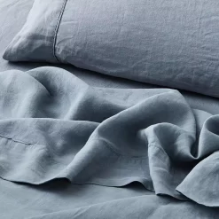 Antwerp Linen Flat Sheet - Cloud
