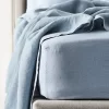 Antwerp Linen Fitted Sheet - Cloud