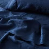 Antwerp Linen Flat Sheet - Navy