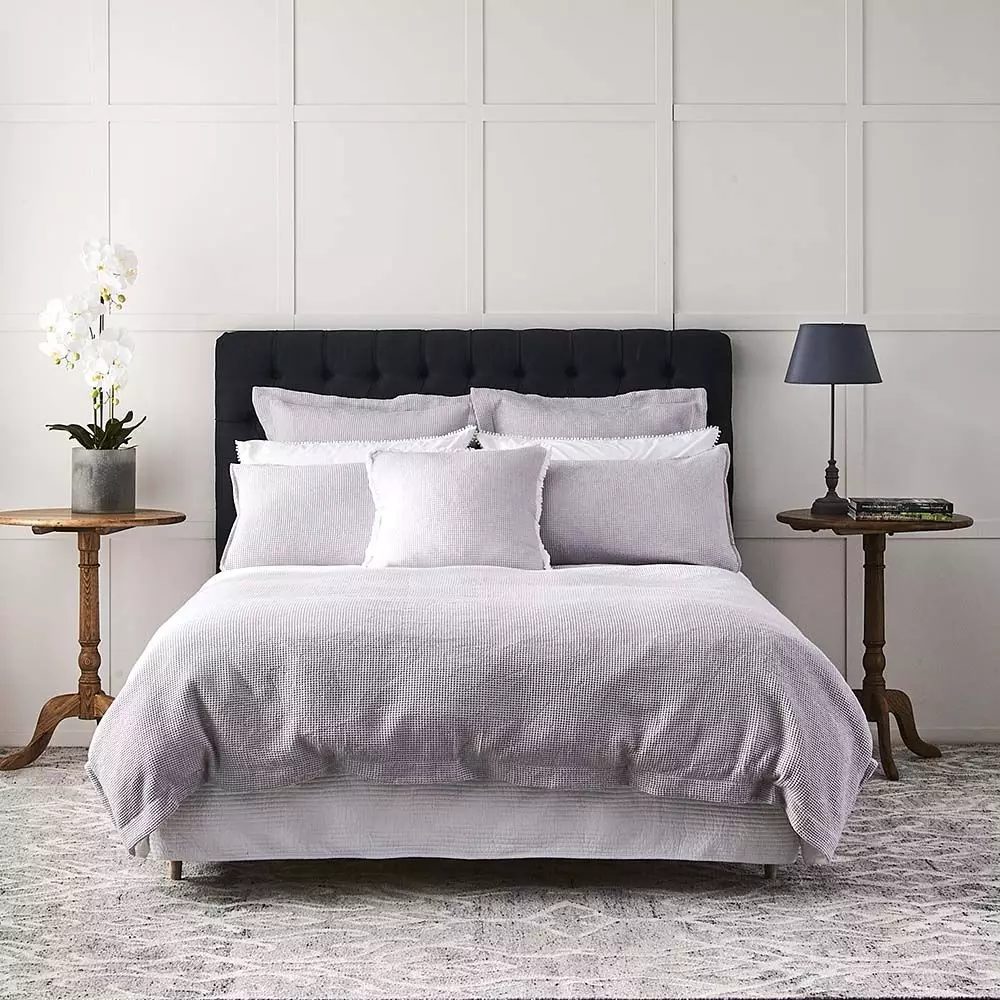 Flemish Quilt Cover - Dove 2 Flemish Quilt Cover - Dove - Image 2