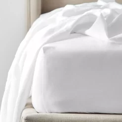 Alma Fitted Sheet - White