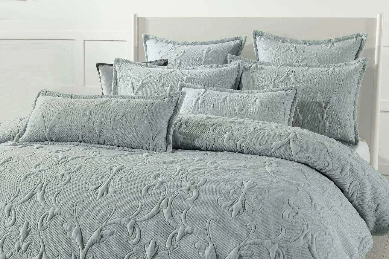 Rachele Grey Quilt Cover Set 2 Rachele Grey Quilt Cover Set - Image 2
