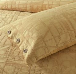 Oslo Mustard Quilt Cover Set -Bedding Specialty Shop 31528 2