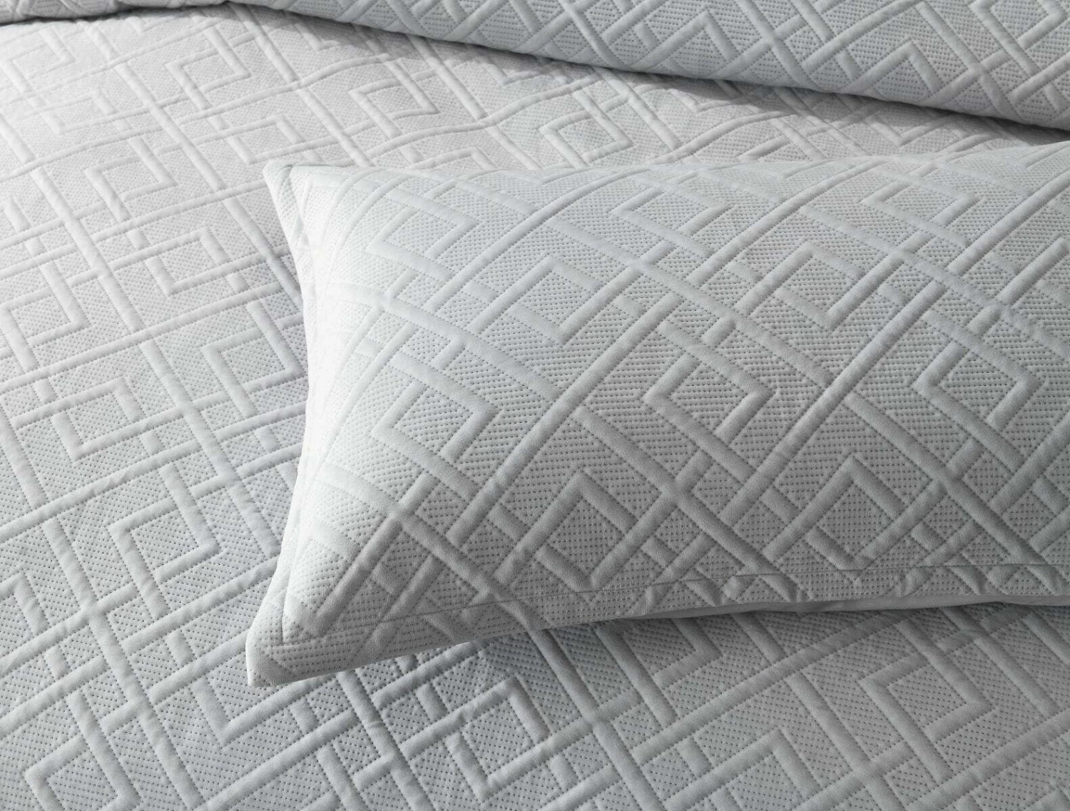 Kolt Quilt Cover Set Grey 3 Kolt Quilt Cover Set Grey - Image 3