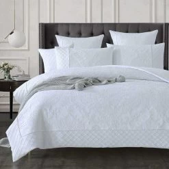 Montana Snow White Quilt Cover Set -Bedding Specialty Shop 31914 2