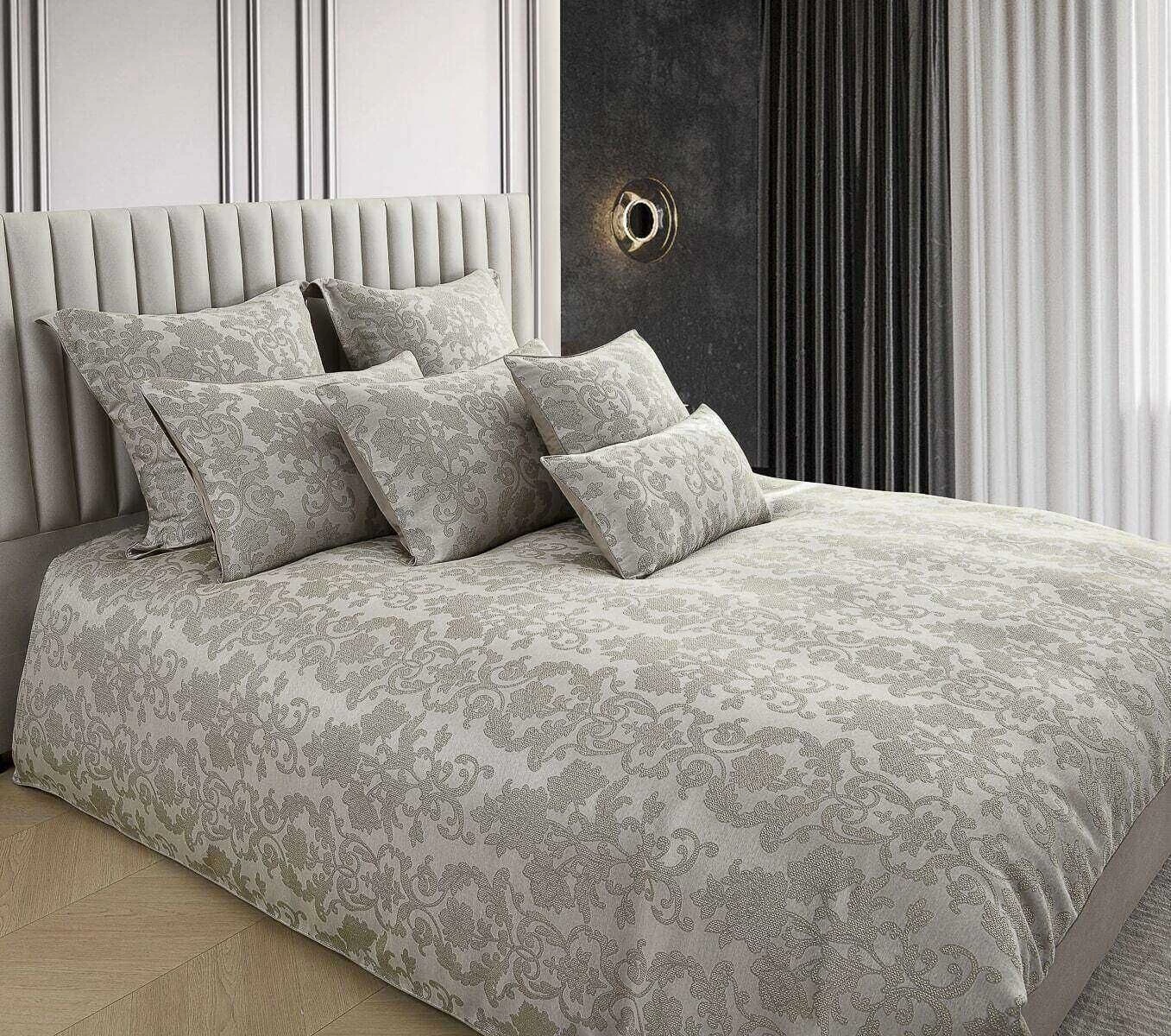 Everly Taupe Quilt Cover Set 3 Everly Taupe Quilt Cover Set - Image 3