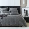 Boston Steel Velvet Quilt Cover Set
