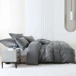 Boston Steel Velvet Quilt Cover Set -Bedding Specialty Shop 32034 8