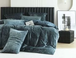 Cody Steel Velvet Quilt Cover Set -Bedding Specialty Shop 32035 2