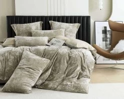 Cody Natural Velvet Quilt Cover Set -Bedding Specialty Shop 32036 2