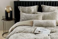 Cody Natural Velvet Quilt Cover Set -Bedding Specialty Shop 32036 4