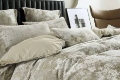 Cody Natural Velvet Quilt Cover Set -Bedding Specialty Shop 32036 6