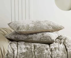 Cody Natural Velvet Quilt Cover Set -Bedding Specialty Shop 32036 8