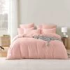 Bamboo Linen Quilt Cover Set Pink