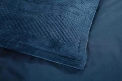 Emma Quilt Cover Set Navy -Bedding Specialty Shop 32596 4