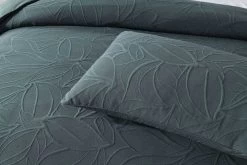 Barlyn Dark Slate Quilt Cover Set -Bedding Specialty Shop 32695 3