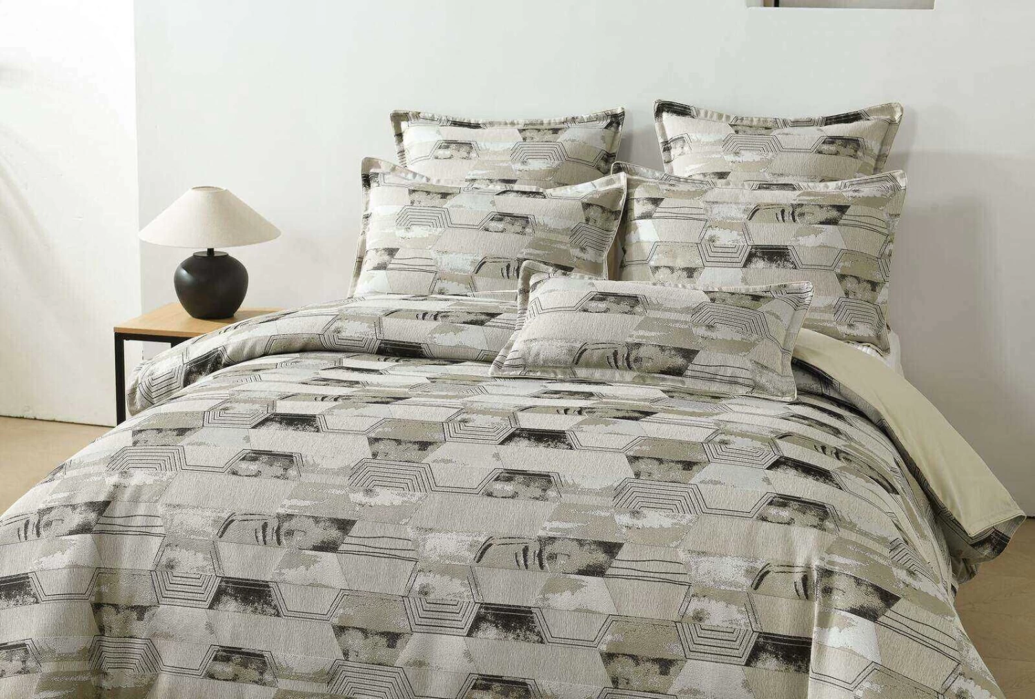 Barclay Natural Quilt Cover Set 2 Barclay Natural Quilt Cover Set - Image 2