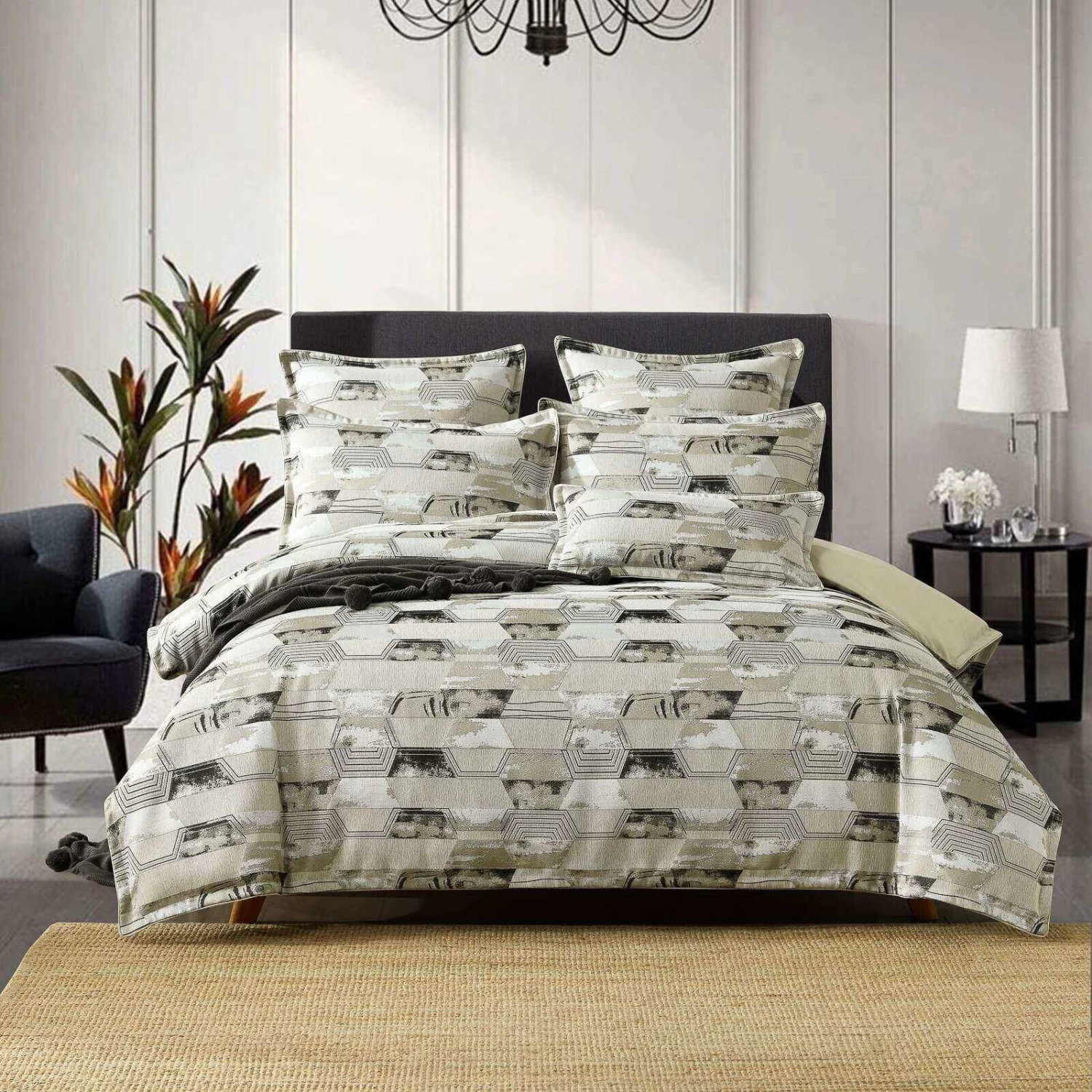 Barclay Natural Quilt Cover Set 5 Barclay Natural Quilt Cover Set - Image 5