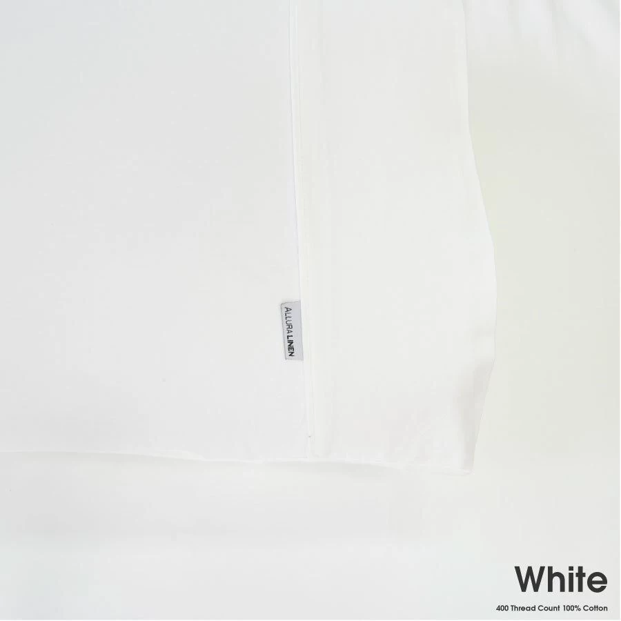 400 Thread Count Sheet Set White 1 400 Thread Count Sheet Set White