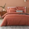 Soho 1000TC Quilt Cover Set Rust