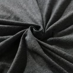 Jersey Fitted Sheet Charcoal -Bedding Specialty Shop JERSEY FITTED CHARCOAL 2
